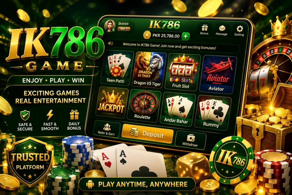 IK786 Game Best Earn APP 2026 & Real Money App